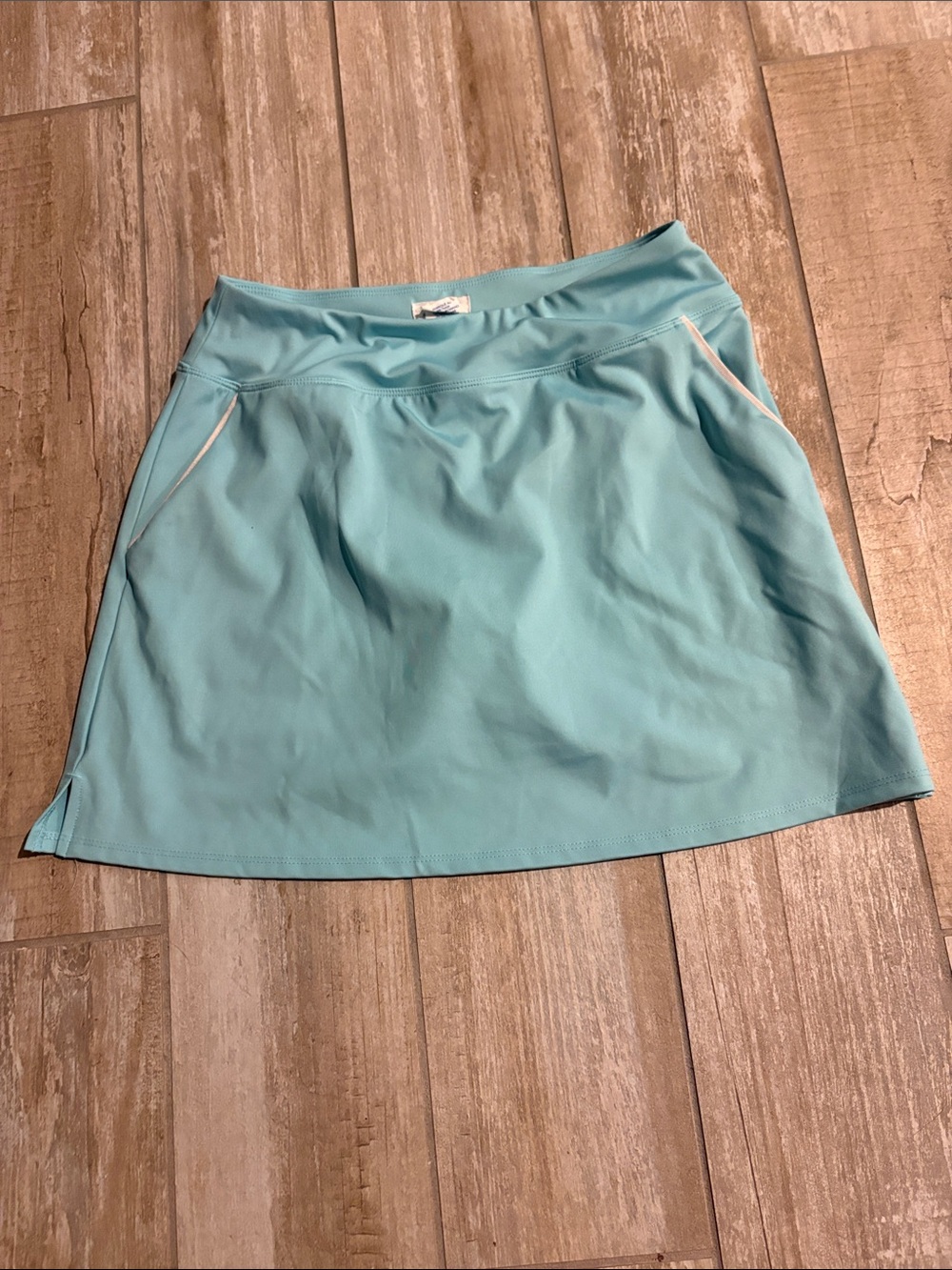 Sigrid Olsen Light Aqua Circle Skirt